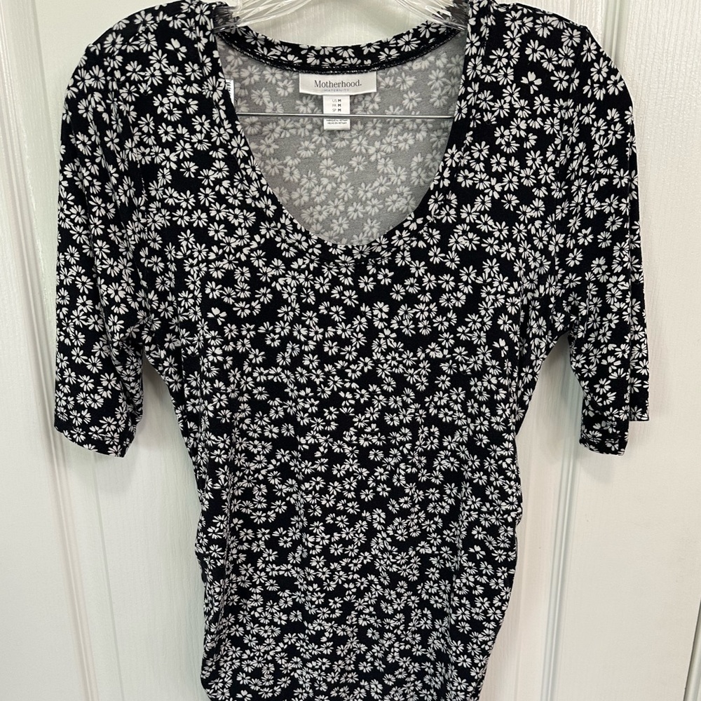 Motherhood Maternity Fitted Dress-Size Medium